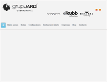 Tablet Screenshot of grupjardi.com